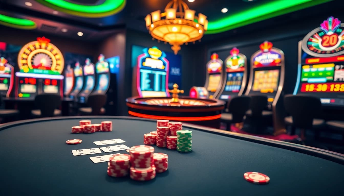Experience RR88's exciting casino scene with vibrant games and professional atmosphere.