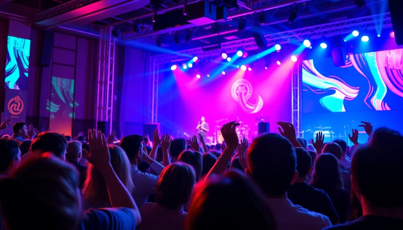 Experience koralive's vibrant live performance bringing the audience together.