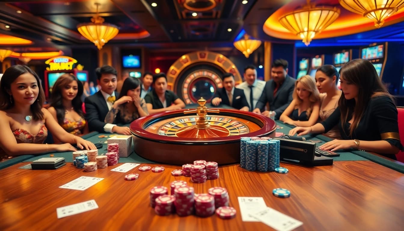 Experience exciting gameplay at 188bet with vibrant casino tables and dynamic betting action.