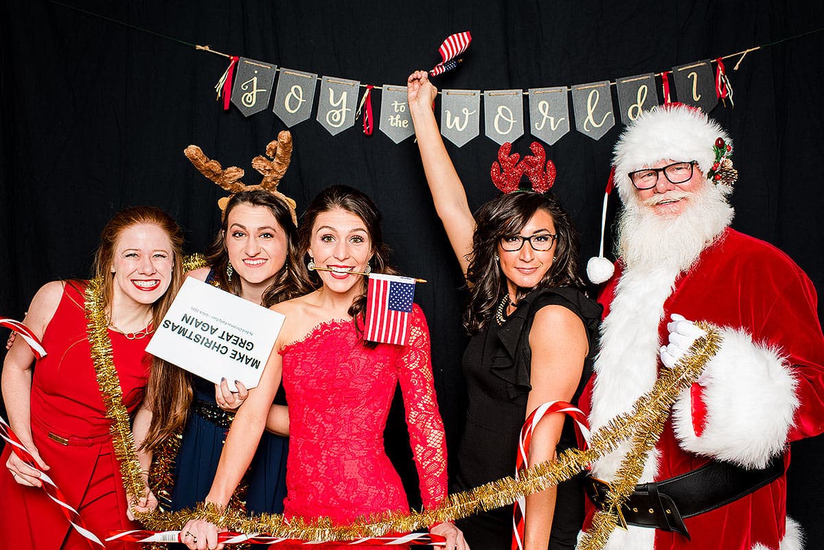 DC Photo Booth Rental with Custom Backdrops &amp; Designs