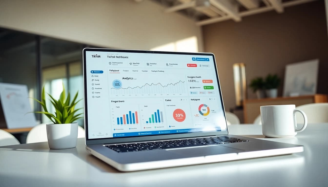 Boost your social media with this engaging TikTok SMM panel interface designed for analytics.