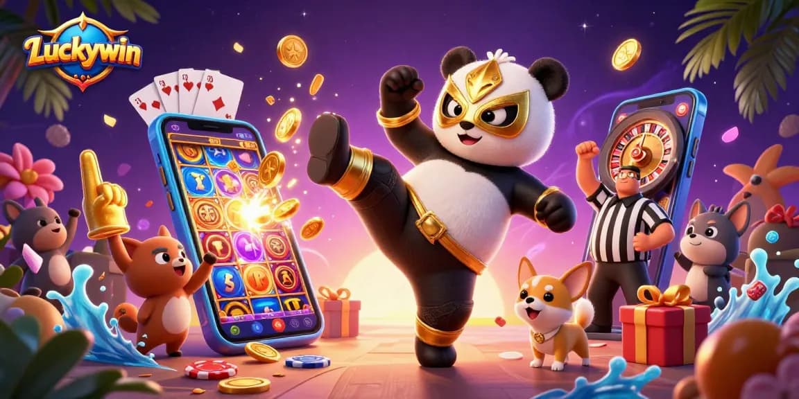 Experience thrilling gameplay at Luckywin with dynamic casino action, colorful slots, and exciting game elements.