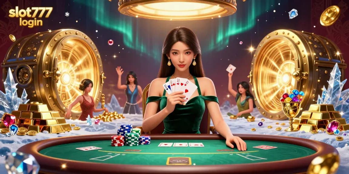 Experience the thrill of slot777 login as you secure victories at the stunning casino table.