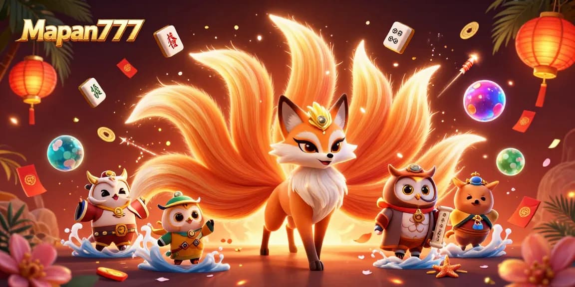 Engage in thrilling gameplay with Mapan777 as the nine-tailed fox and wise owl illuminate your casino adventure.