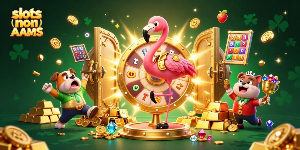 Gira per vincere nelle slot non AAMS con personaggi 3D vivaci ed elementi da casinò.