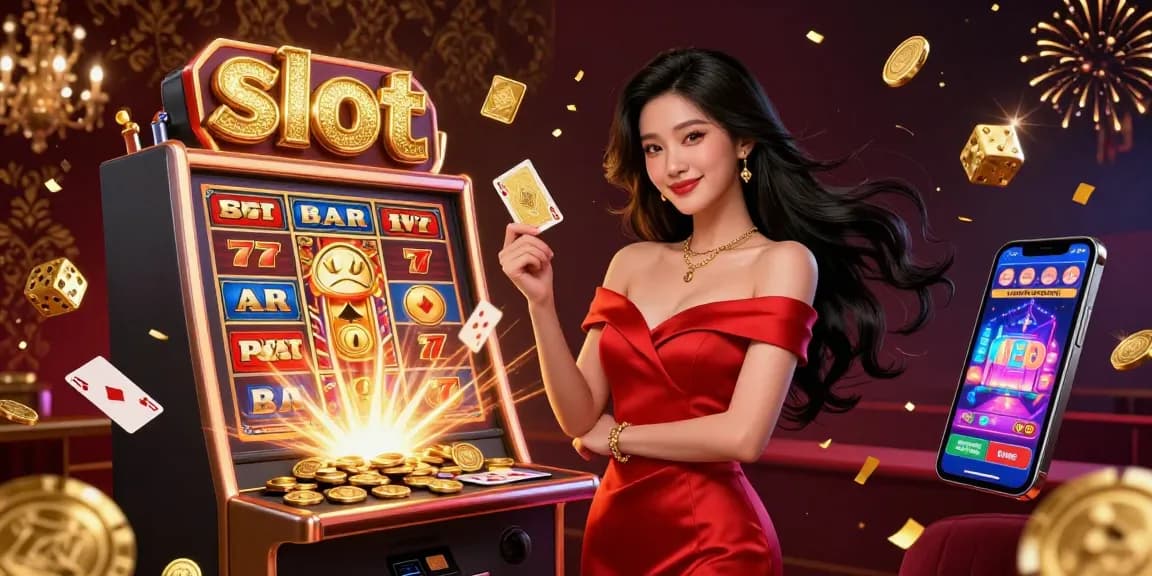 Spin the slot machine with soaring jackpots and vibrant celebrations at the casino.
