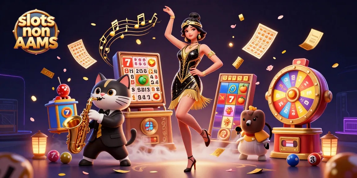 Vivi l'emozione con slots non AAMS caratterizzate da personaggi vivaci e coinvolgenti elementi da casinò.