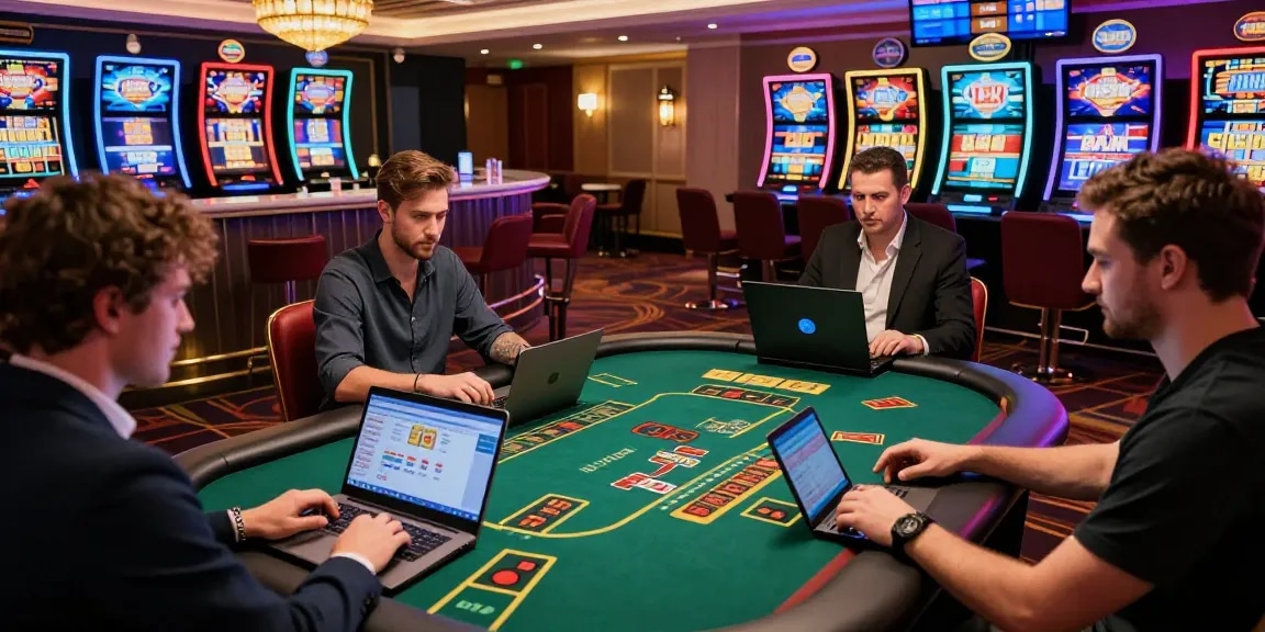 Explore vibrant online gaming at https://sssk.org.uk with players engaging in blackjack at a modern virtual casino.