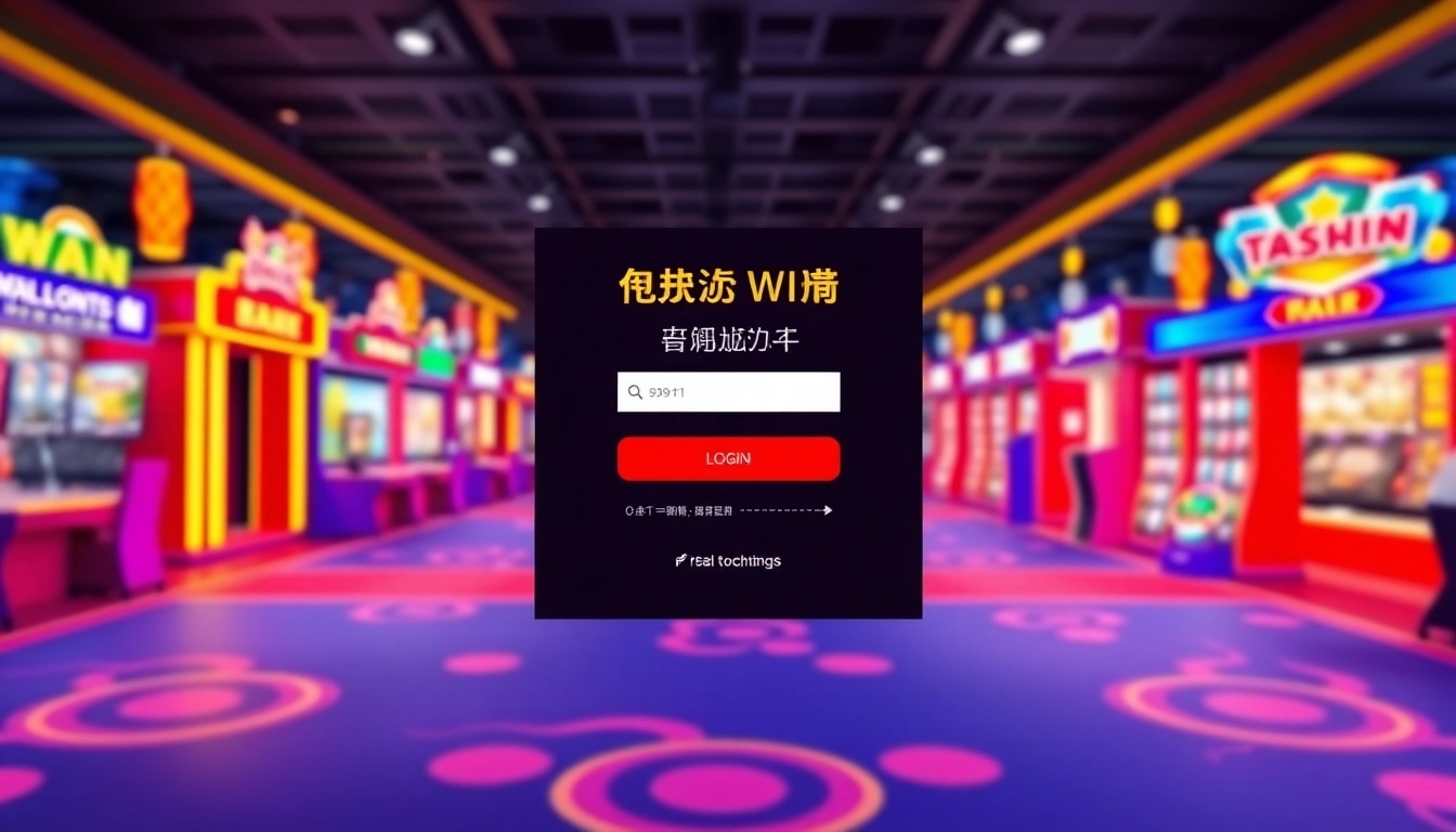 Tashan login page showcasing vibrant design and user-friendly interface for quick access.