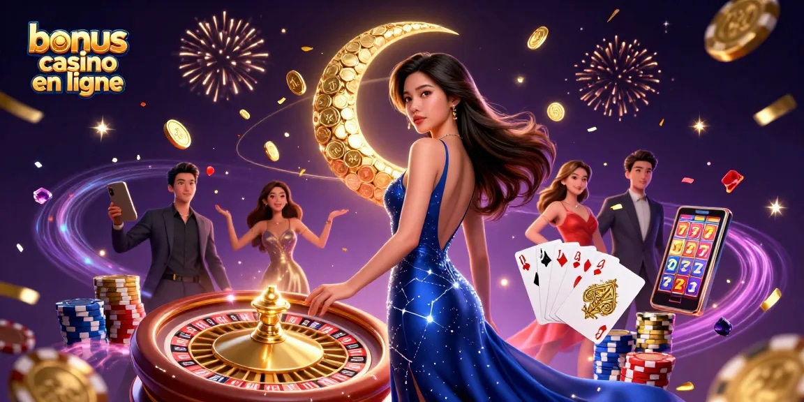 Jouez et gagnez avec des opportunités exclusives de bonus de casino en ligne dans un univers de casino dynamique.