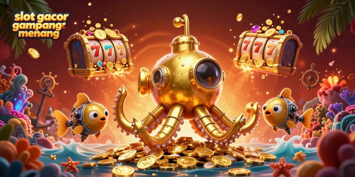 Menggandakan peluang menang dengan slot gacor gampang menang, menyajikan ilustrasi permainan slot yang menawan.