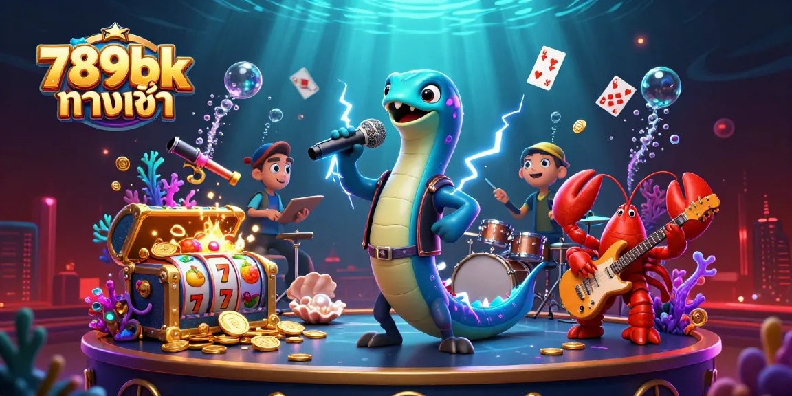 Engage with 789bk ทางเข้า in this vibrant underwater casino atmosphere packed with excitement.