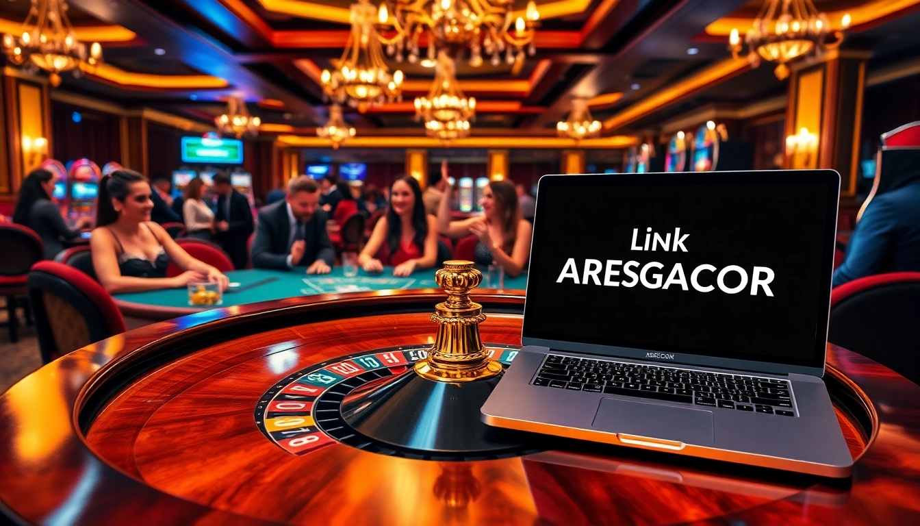 Experience the thrill of Link ARESGACOR at a vibrant casino with exciting games and electrifying atmosphere.