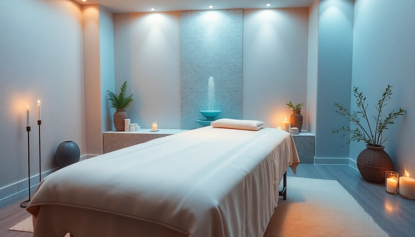 서울출장마사지 experience in a tranquil massage room with calming decor.