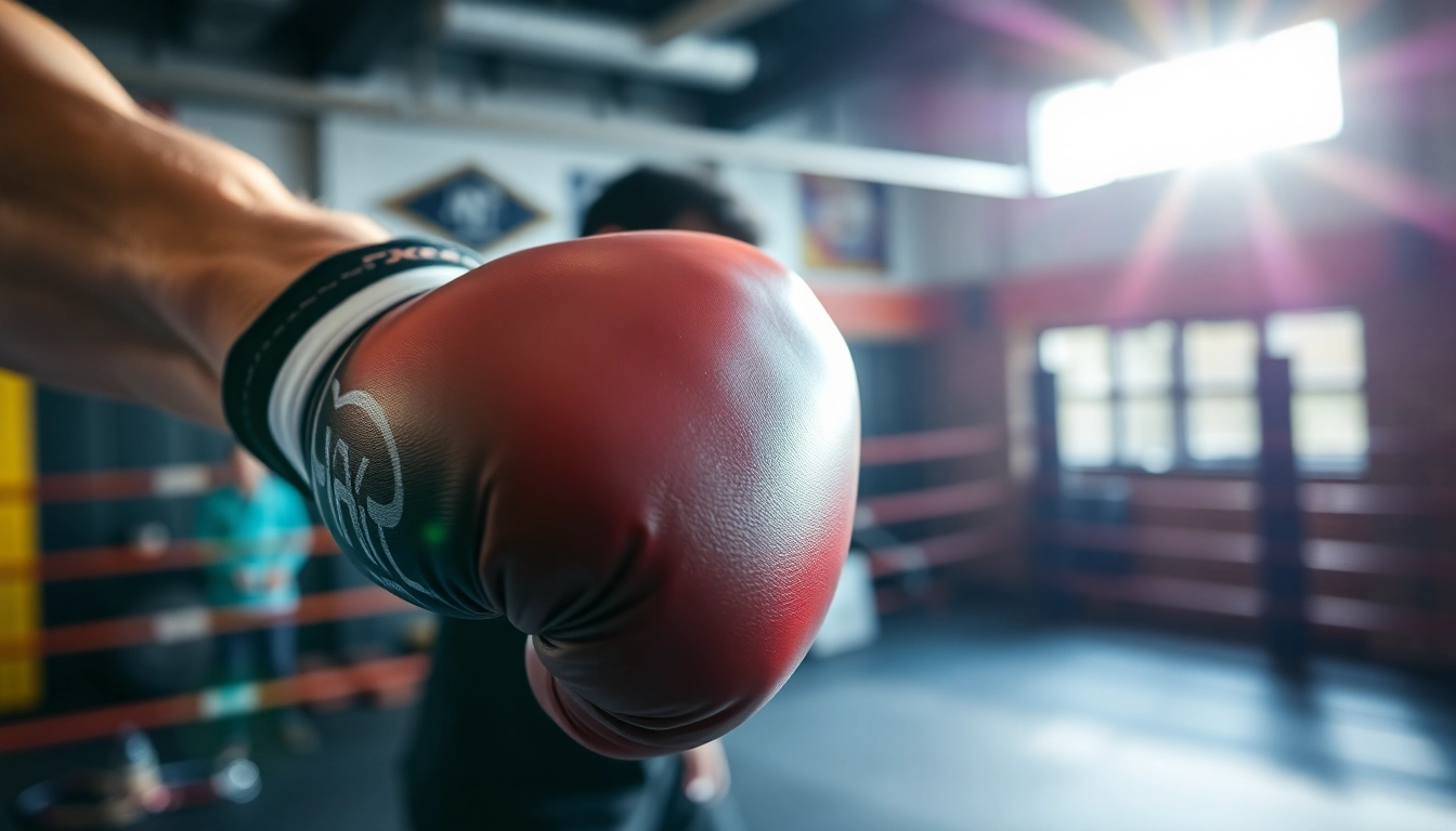 Trained athlete demonstrating MMA gloves during a punch, highlighting grip and quality.