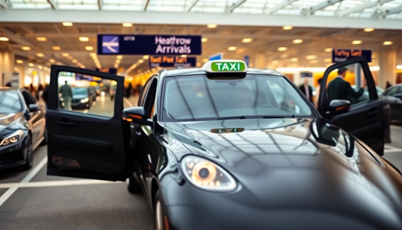 Book a Nottingham to Heathrow Taxi with a premium service taxi at the airport.