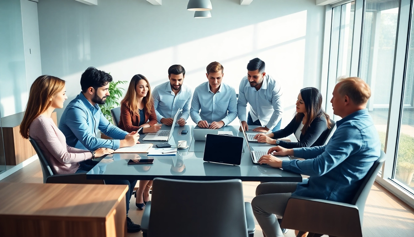 Enhance your strategy with insights from a professional digital marketing company team brainstorming.
