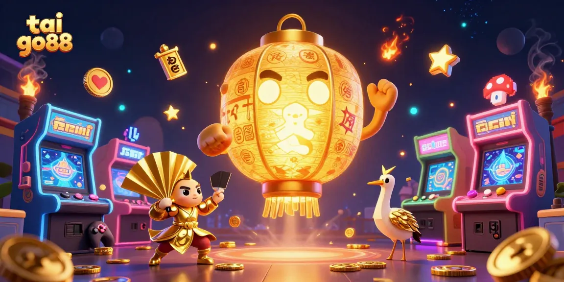 Engage with the vibrant cultural essence of tai go88 at a dynamic night market casino scene.