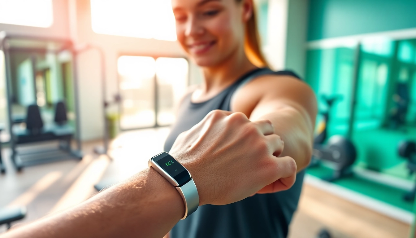 Enhance your wellness journey with the innovative Health Ring showcasing health metrics in an active setting.