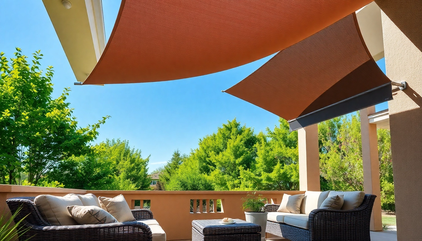 Elevate outdoor comfort with stylish Outdoor Shades in a serene patio setting.