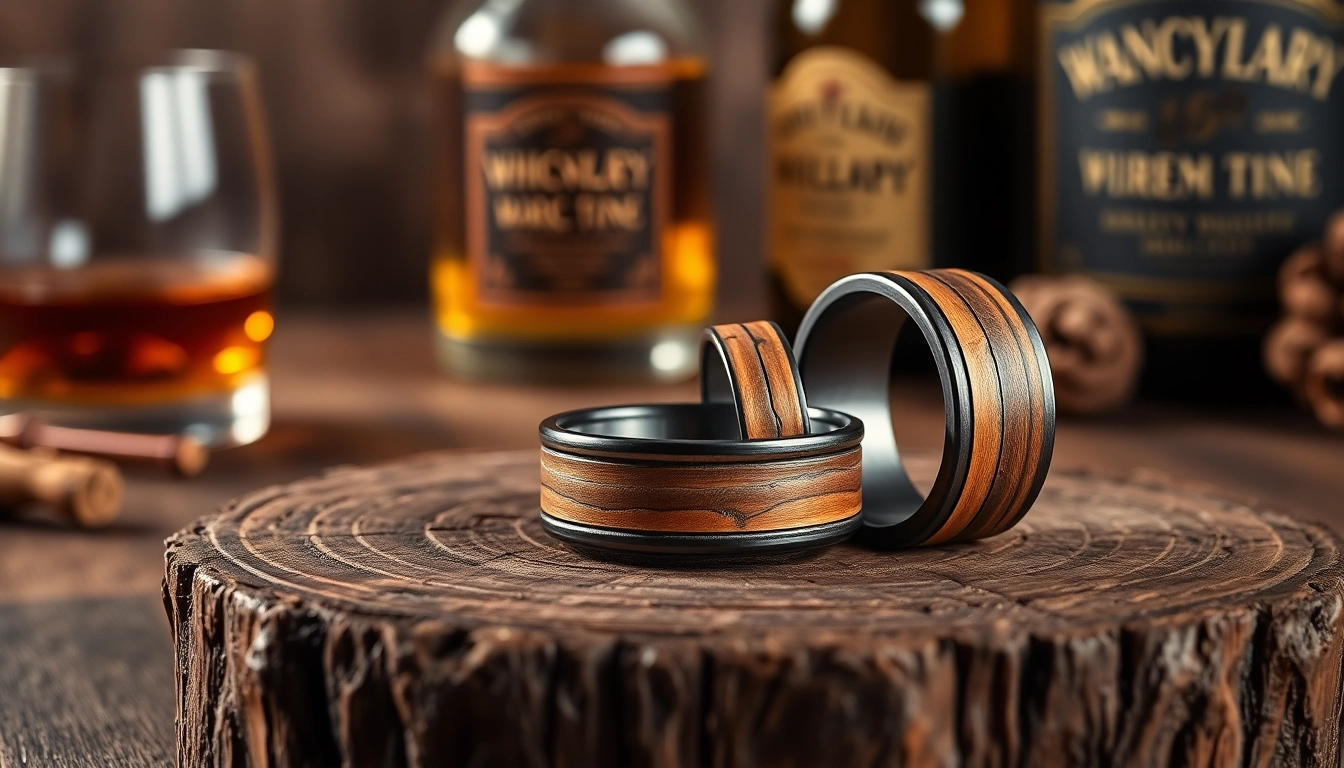 Distinctive Whiskey Barrel Wedding Bands for Unique Celebrations