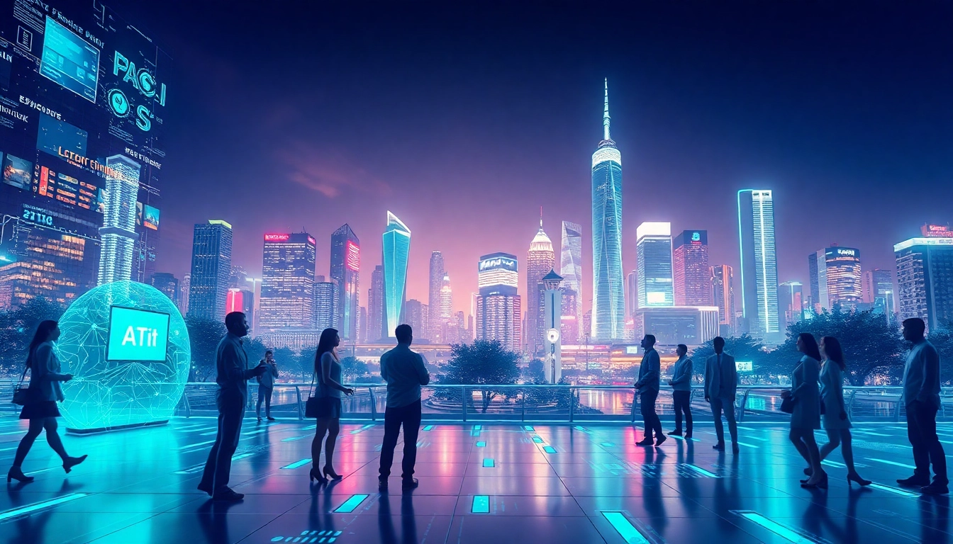 Showcasing technology impacts at https://mohamedmmblog.tech with innovative digital landscape and vibrant interactions.