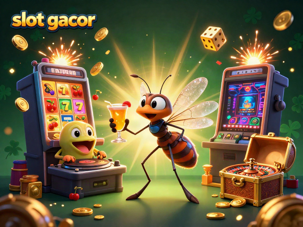 Menangkan jackpot dengan slot gacor dalam ilustrasi kasino unik yang penuh pestapora.