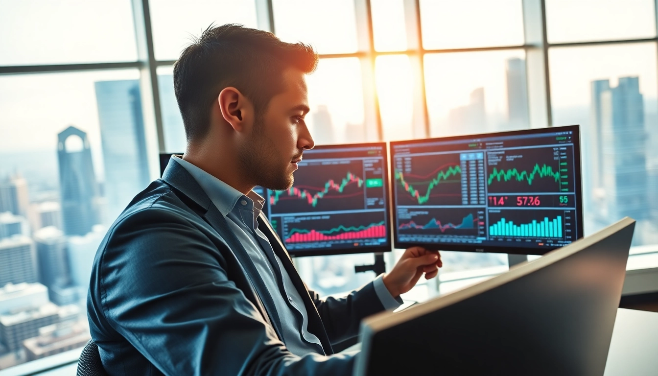 Engaging in commission free stock trading In Saudi Arabia with a modern trading setup