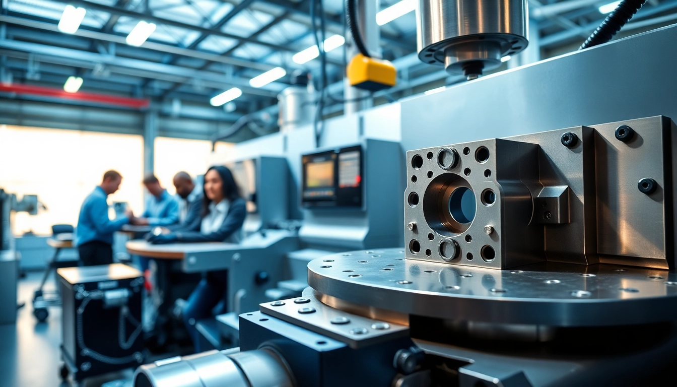 Experience precision with Chiheng Custom CNC Machining showcased in a vibrant workshop environment.
