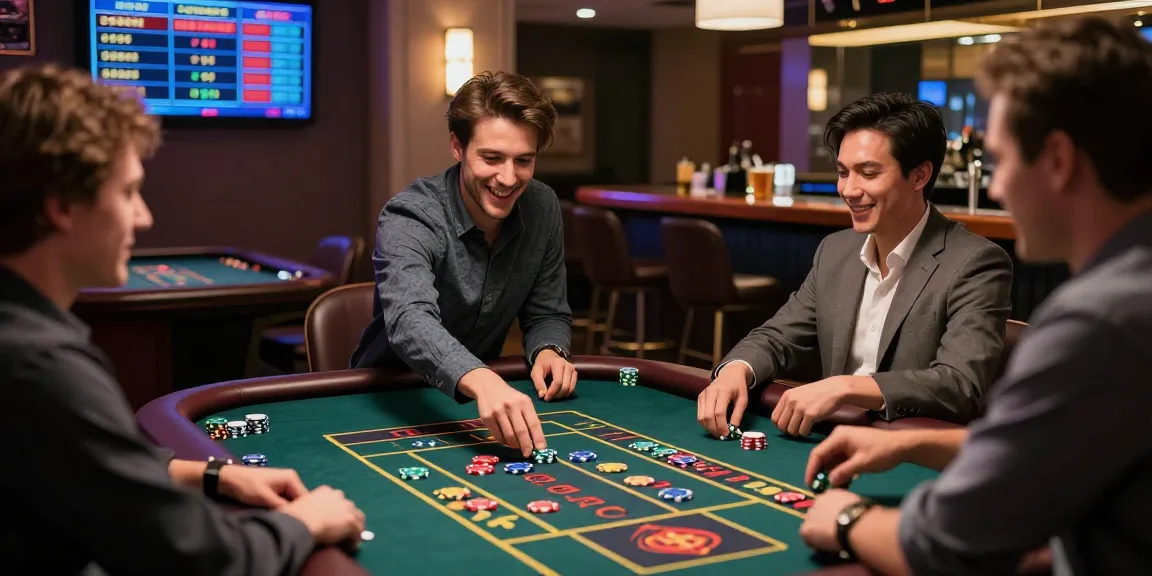 The atmosphere at a credit card casino, highlighting players enjoying roulette games, vibrant lighting, and engaging social environment at https://lctltd.co.uk.