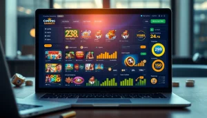 Menampilkan platform togel yang menarik dengan antarmuka modern dan berbagai permainan yang seru.
