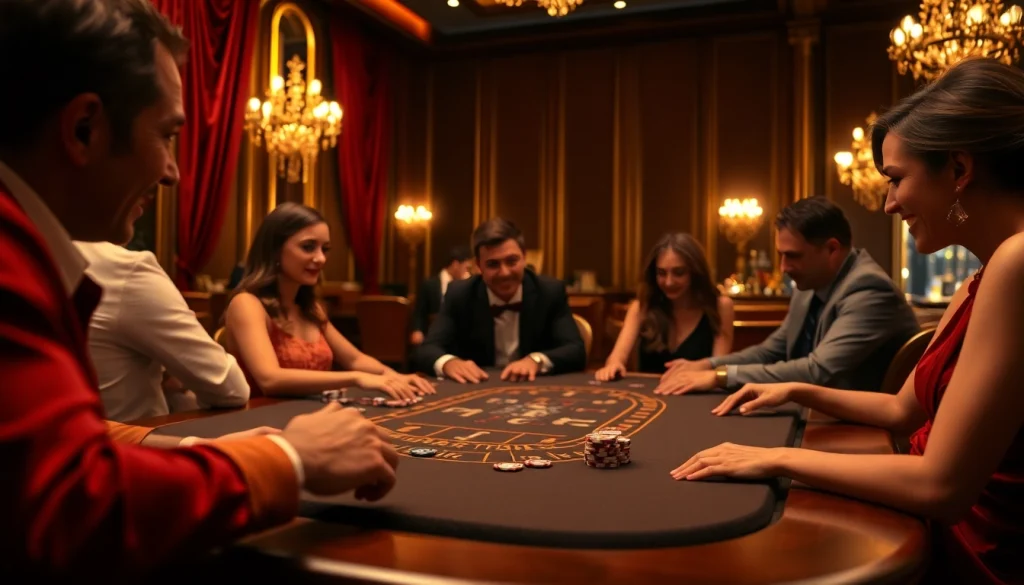 Bandar toto terpercaya menyajikan permainan di kasino modis dengan pemain yang bersemangat.