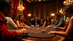 Bandar toto terpercaya menyajikan permainan di kasino modis dengan pemain yang bersemangat.