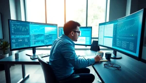 Analyze unnatural links penalty recovery with a digital marketer in a modern office setup.