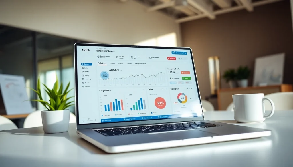 Boost your social media with this engaging TikTok SMM panel interface designed for analytics.
