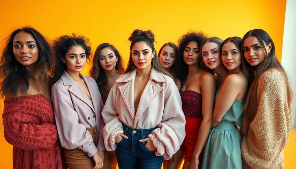 Book Fotografico per Modelle in Stylish Studio Setting