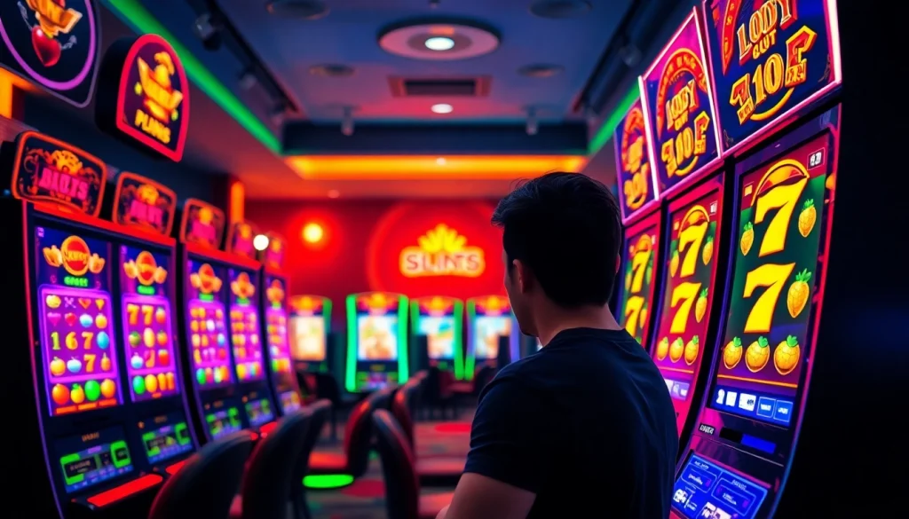 Toto slot online tersedia di mesin slot yang berwarna-warni dan menampilkan kombinasi kemenangan.