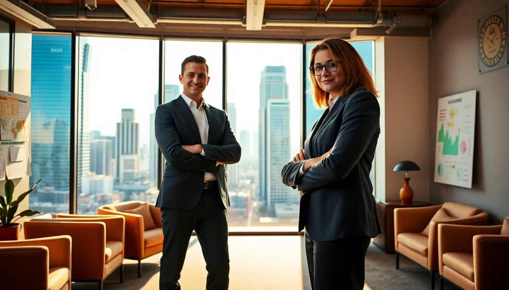 Business coach los Angeles providing guidance in an inspiring office environment.