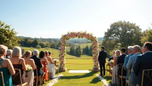 Explore stunning Clarksburg Wedding Venues featuring beautiful outdoor ceremonies and romantic settings.