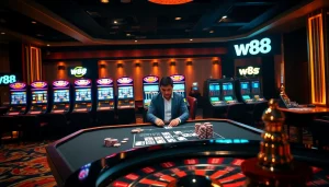 Experience the thrill of w88 with immersive casino action, professional dealers, and vibrant gaming tables.