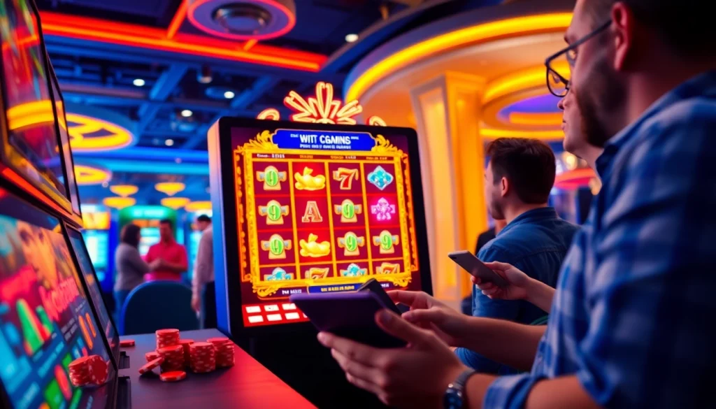 Mengakses situs slot depo 5k dengan keseruan permainan slot di lingkungan kasino yang modern.