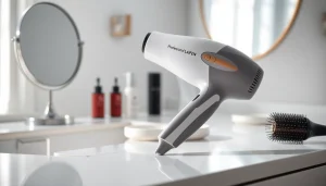 Experience the lightweight Laifen SE Lite hair dryer designed for effortless styling and quick drying.
