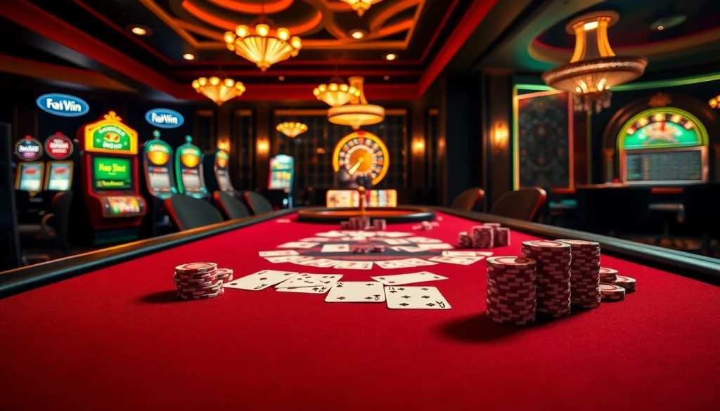 Experience high-stakes poker action at hay.win with vibrant chips and elegant casino vibes.
