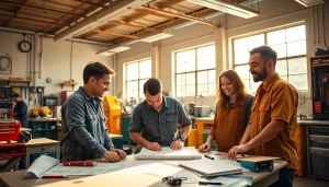 Students collaborating in a trade school oahu, showcasing hands-on learning experiences in an engaging environment.