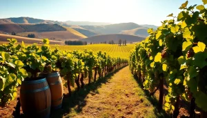 Experience clarksburg wineries through sunlit vineyards and rustic barrels.