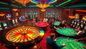 Engaged players enjoying games in a sophisticated live casino environment.