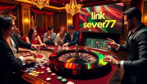 Experience high-stakes gaming at link seven77 with vibrant casino tables and lively players.