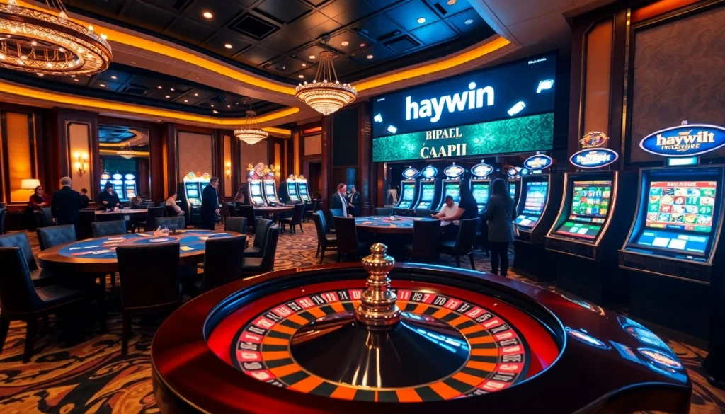 Experience high-stakes gaming at Haywin casino with thrilling poker and roulette.