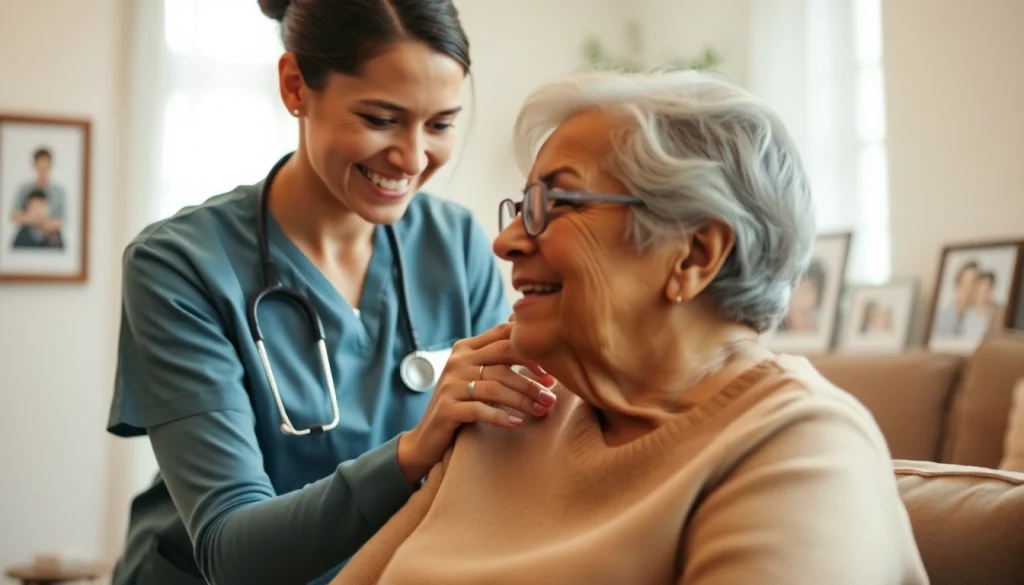 Engaging senior care austin tx services with professionals fostering warm interactions.