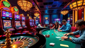 Players celebrating wins at the NOHU90 casino games, showcasing excitement and engagement.